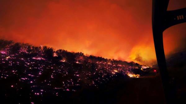 Back-burn operation with Pike Hotshots