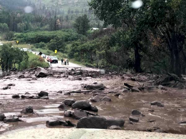 Chaparral Emergency Response to Flash Flood on Highway