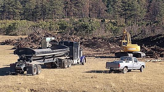 Land Clearing Work by Chaparral Construction