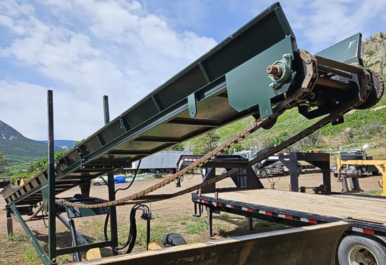 Firewood Conveyor System by Chaparral Construction