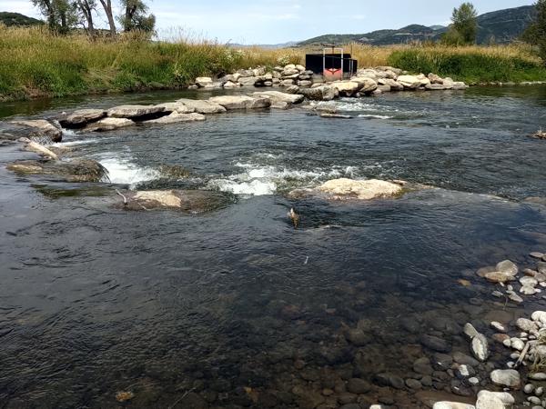 Large Diversion Structure for Irrigation Work by Chaparral Construction