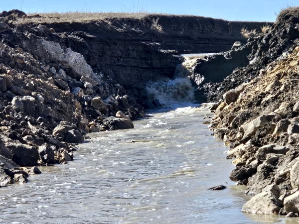 Removal of dam to improve irrigation access